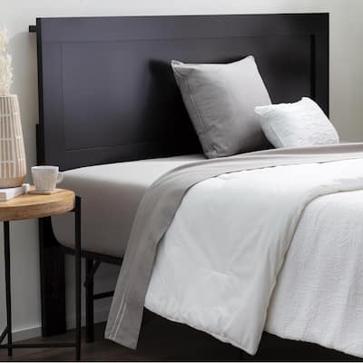 Brookside Leah Black Queen Classic Wood, Black Headboards King Size