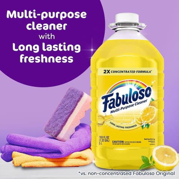 169 oz. Lemon 2X Concentrated All Purpose Cleaner and Floor Cleaner (2-Pack)