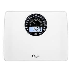 Rev Digital Bathroom Scale with Electro-Mechanical Weight Dial