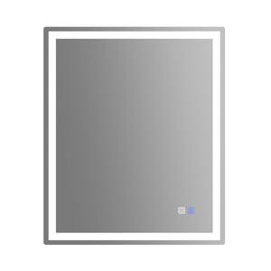 30 in. W x 36 in. H Rectangular Frameless Anti-Fog LED Light Wall Mounted Bathroom Vanity Mirror in White