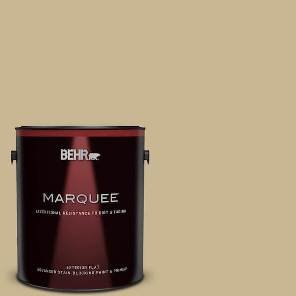 BEHR MARQUEE 1 gal. #MQ2-30 Spring Wheat Flat Exterior Paint & Primer