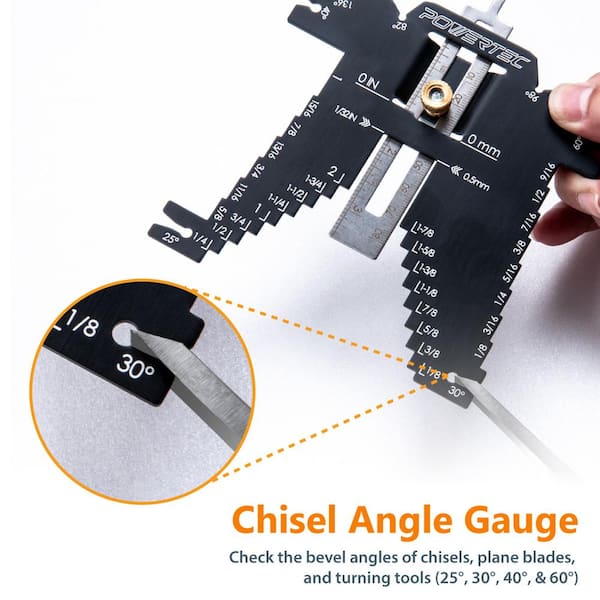 POWERTEC Setup Blocks Height Gauge 15-Piece Set with