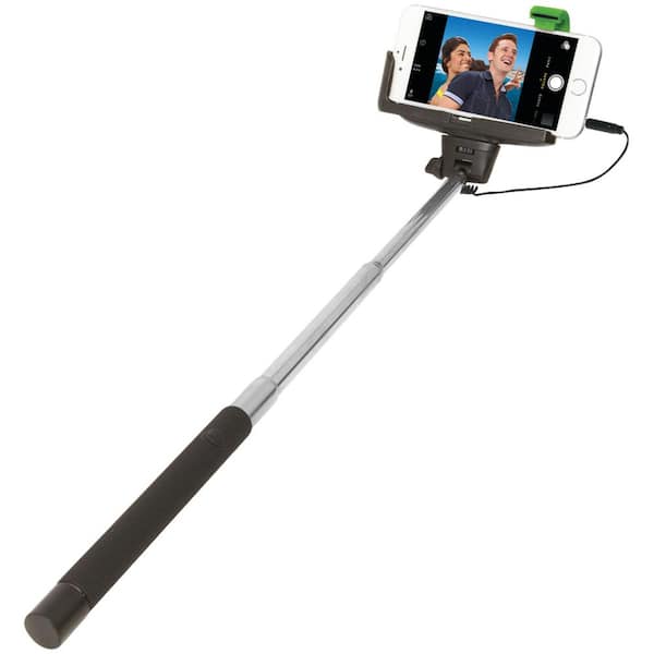 systeem de begeleiding Tienerjaren Retrak iPhone 4/5/5s/6 4.7 in./6s and Samsung Galaxy S Iii/4 Selfie Stick  with Wired Shutter ETSELFIEW - The Home Depot