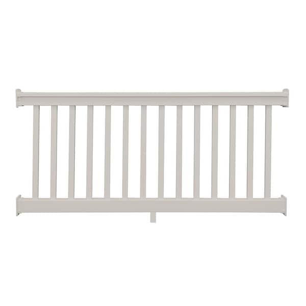 Weatherables Riviera 3 ft. H x 4 ft. W Tan Vinyl Railing Kit