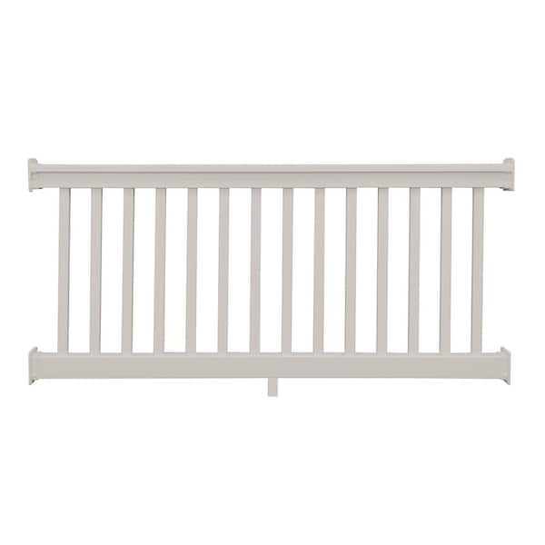 Riviera 3 ft. H x 8 ft. W Tan Vinyl Railing Kit