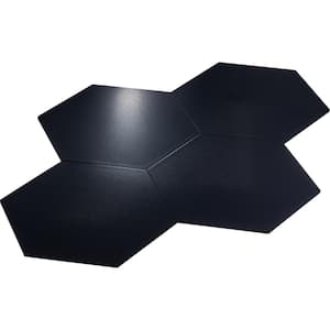 Yukon Black Light 10.27 in. x 11.85 in. 4mm Stone Peel and Stick Backsplash Tiles (8pcs/6.8 sq.ft Per Case)