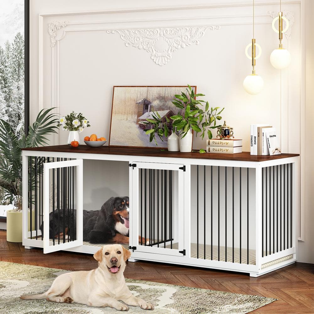 Photo inspiration: Fresh Look at Fufu Gaga 94 5 In Wooden Heavy Duty Dog Crate