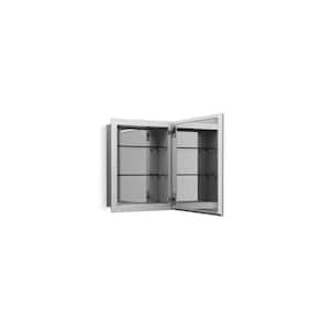 Flat Edge 16 in. x 20 in. Recessed Soft Close Medicine Cabinet with Mirror