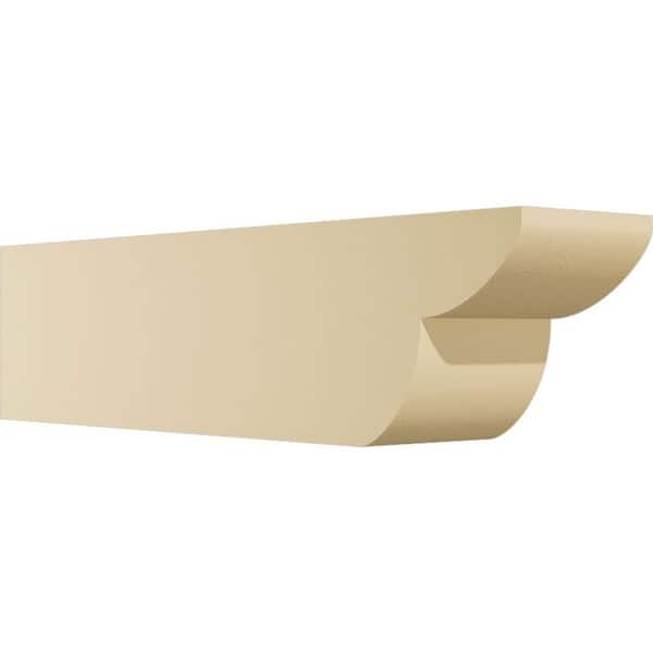 Ekena Millwork Standard Crestline 5 in. W x 6 in. H x 24 in. D Signature Urethane Rafter Tail Outlooker