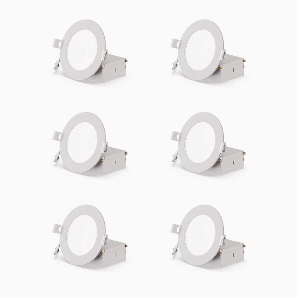 6'' White Tunable LED Canless Recessed Lighting Kit