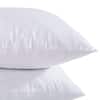 puredown® 18 x 18 Decorative Feather Throw Pillow Inserts (Set of 2, White)  for Kids Room, Office, Airbnb, Machine Washable