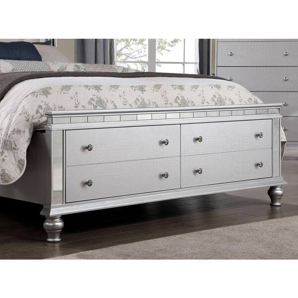 Cal king platform on sale bed with drawers