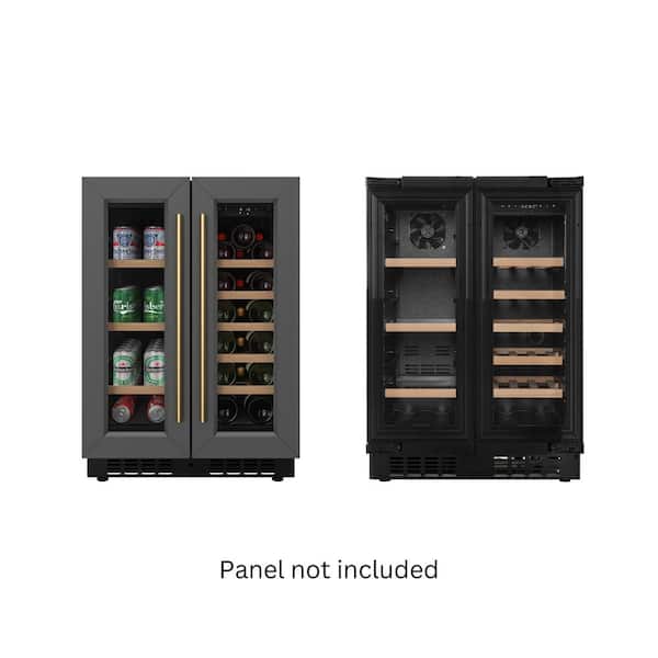 Fontaine wine 2デックセット Summit Appliance 24 in. Built-in French Door Dual Zone 21