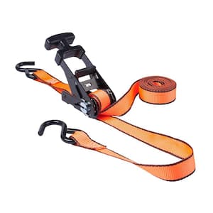 1 in. x 12 ft. 500 lbs. Keeper HI-VIZ Ratchet Tie Down Strap