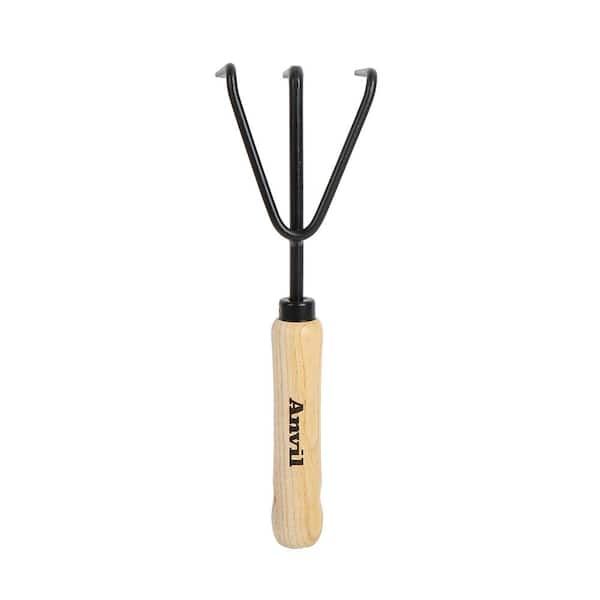 Anvil 5-2/5 in. Wood Handle Cultivator