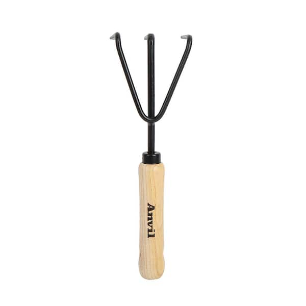 5-2/5 in. Wood Handle Hand Cultivator