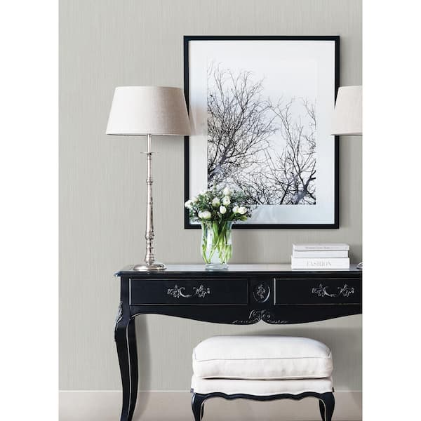 Pietra Silver Silk Vinyl Wallpaper