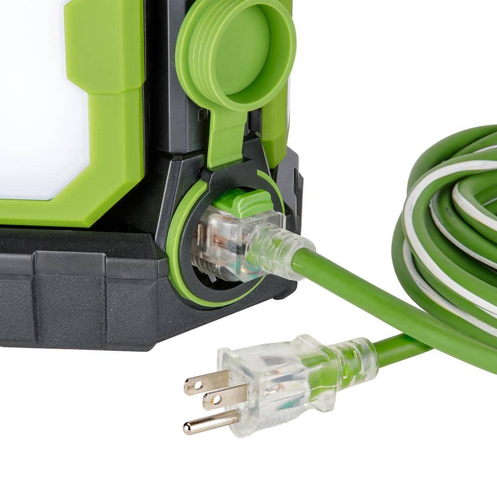 Voyager 5000 Lumen Green and Black LED Jobsite Lantern