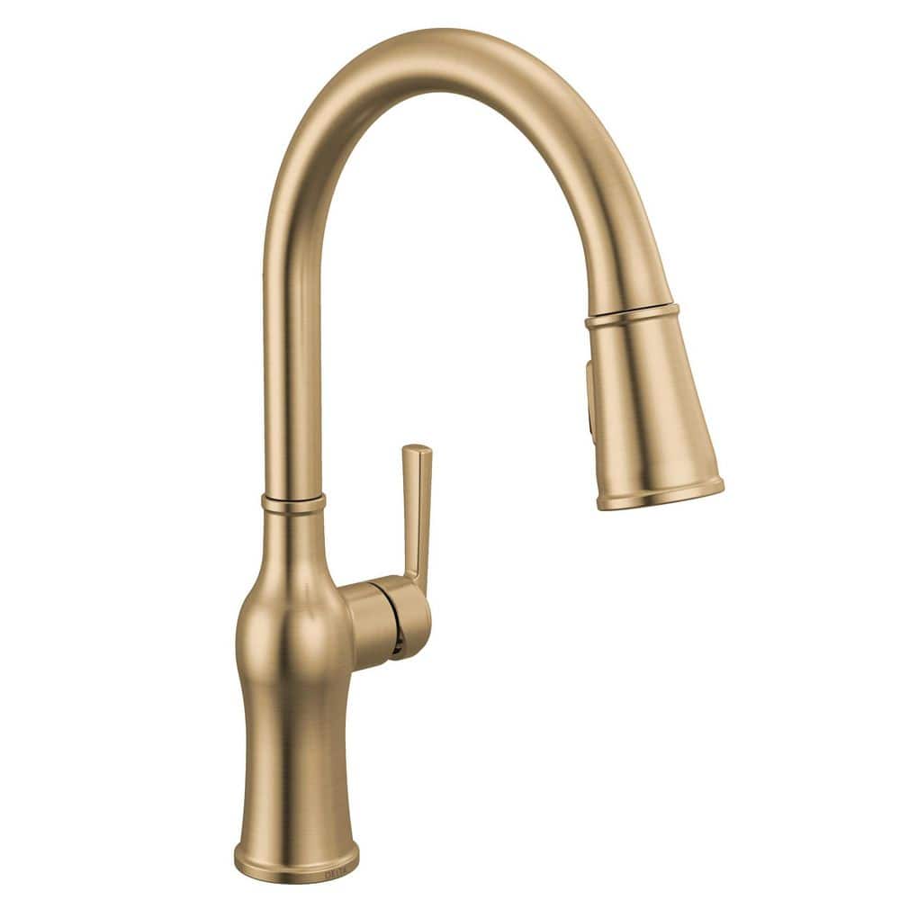 Delta Faryn Champagne Bronze Gold 16.5 in. H Pull Down Sprayer
