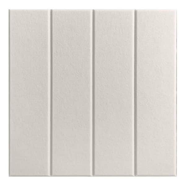 Afoxsos 11.8 x 11.8 Beige Recycled Polyester Felt Wall Tiles with Removable Adhesive Tabs for Home Office Bulletin Board 12-Pack