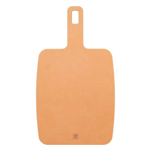 Plant Fiber 13 in. x 7.5 in. Composite Plant Fiber Rectangle Cutting Board with Handle- Natural