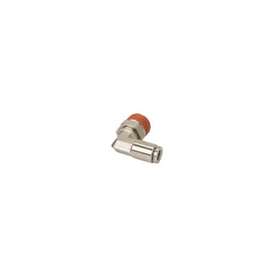 1/8 in. NPT(M) to 1/8 in. Airline 90-Degree Swivel Elbow Fitting (2-Piece) DOT Approved