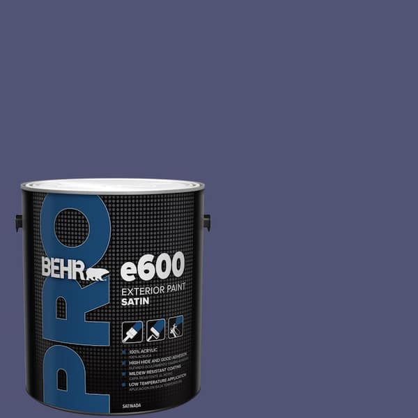 BEHR PRO 1 gal. #630D-7 Deep Orchid Satin Exterior Paint