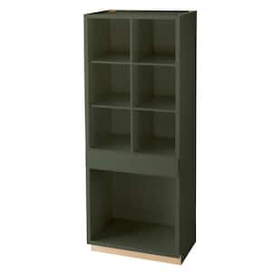 Avondale 36 in. W x 24 in. D x 96 in. H Ready to Assemble Plywood Shaker Pantry Kitchen Cabinet in Fern Green