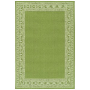 Amalie Lime Green 1 ft. 9 in. x 3 ft. Indoor/Outdoor Area Rug