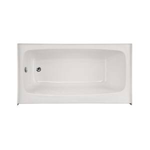 Hydro Systems Kona 60 In. Left Drain Rectangular Alcove Bathtub In ...