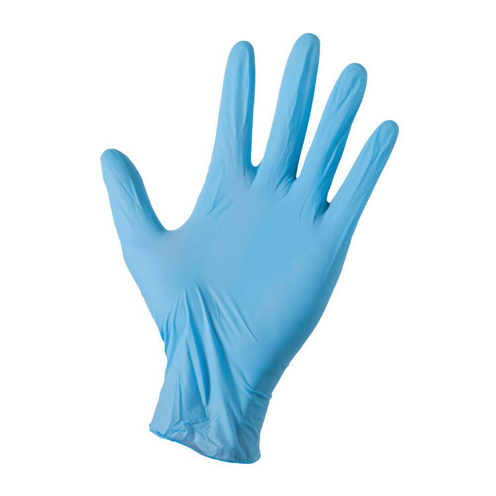 Grease Monkey Large Disposable 4mil Nitrile Gloves in Blue (100Count