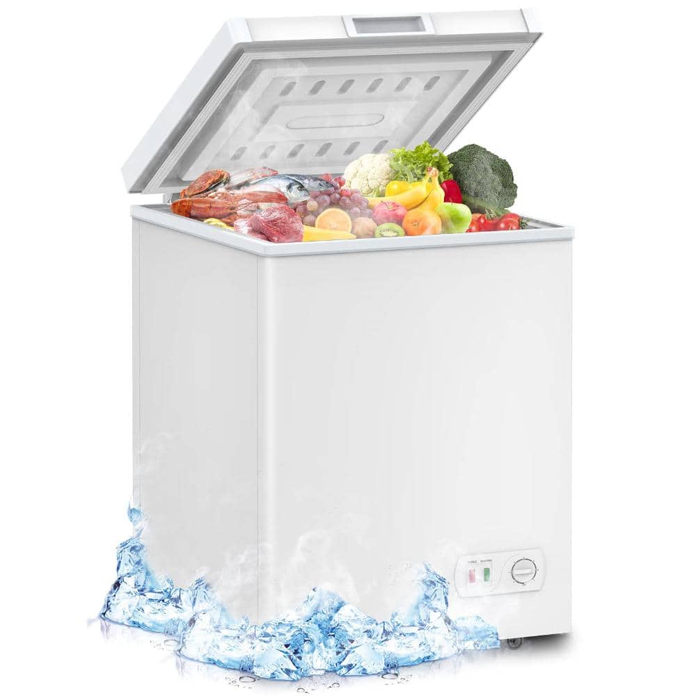 3.8 cu.ft Chest Freezer with 7 Adjustable Temperature, Removable Basket, for Garage, Office, Kitchen, Apartment price history on PriceWatchPro