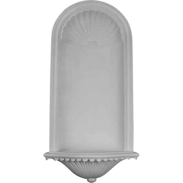 Ekena Millwork 25 in. x 13-5/8 in. x 51-3/8 in. Primed Polyurethane Recessed Mount Artis Wall Niche