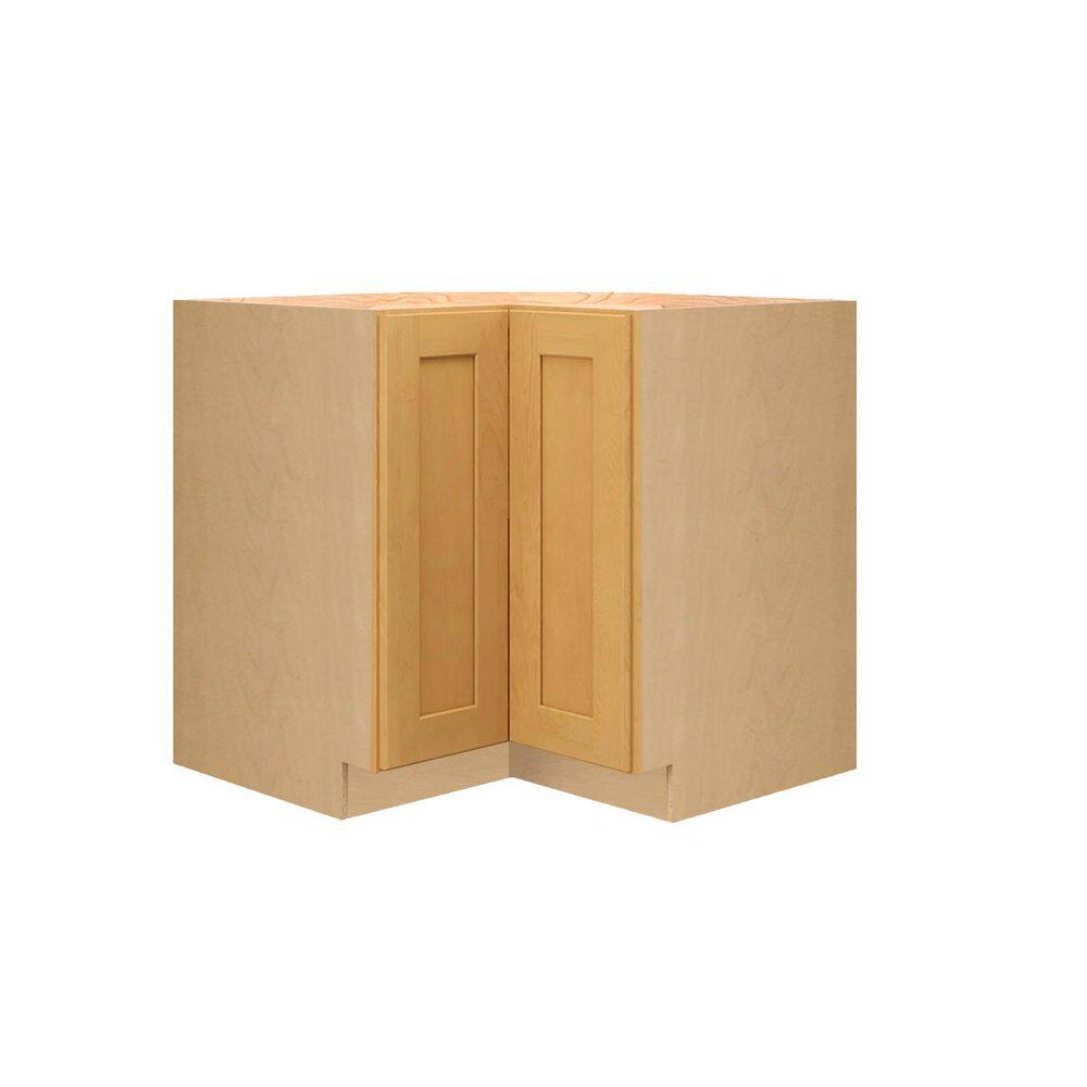 Aberdeen Recessed 33 in. W x 34.5 in. H x 24 in. D in Caramel Plywood Assem