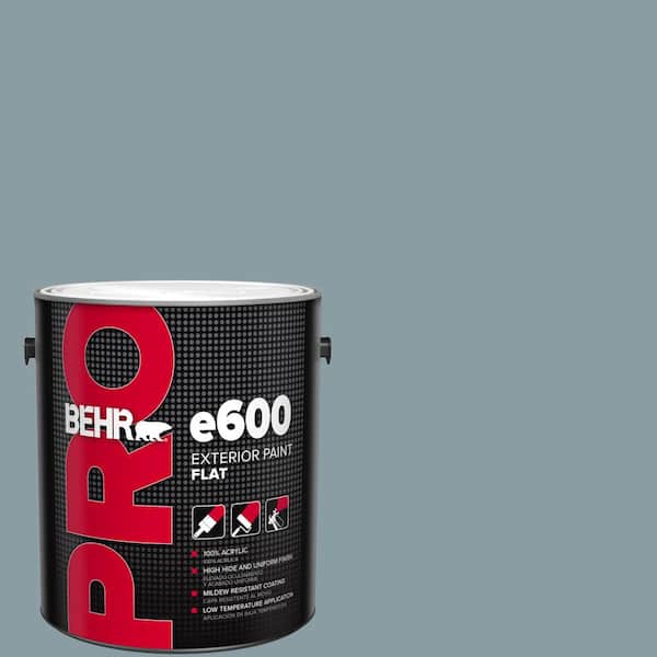BEHR PRO 1 gal. #540F-4 Shale Gray Flat Paint