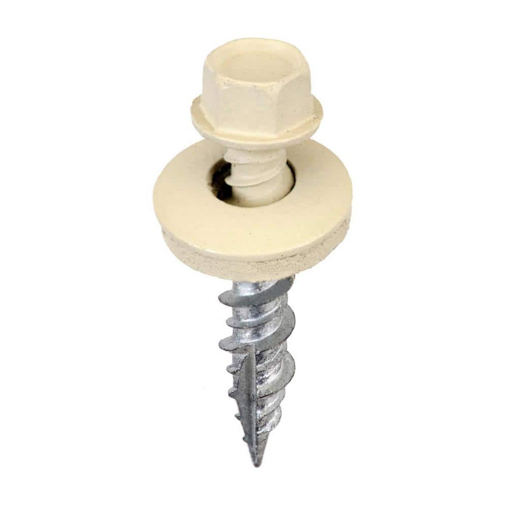 Acorn International 9 x 1 in. 1/4 in. Hex Head Metal to Wood Screws in