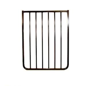30 in. H x 21.75 in. W x 2 in. D Extension for Stairway Special or Auto Lock Gate Black