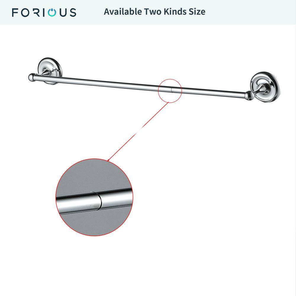 Brushed Chrome 3-Piece Bathroom Hardware Set