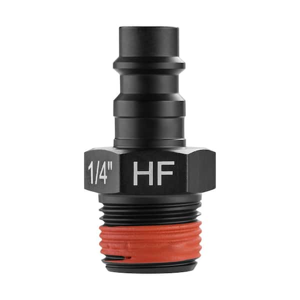 3/8 in. NPT 1/4 in. Flow Male High Flow Plug (2-Piece)