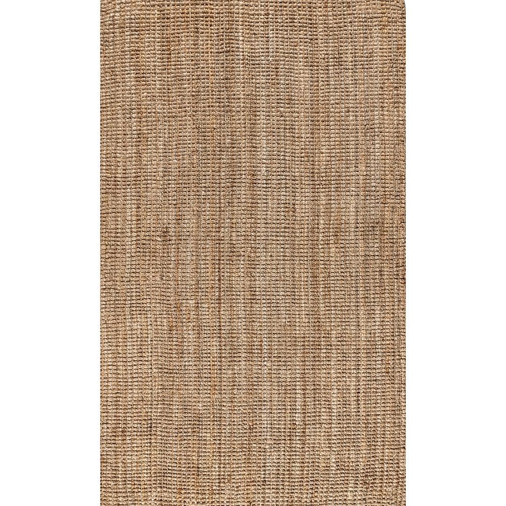 Braided Blue Handmade Reversible 4' x 6' Jute Rug