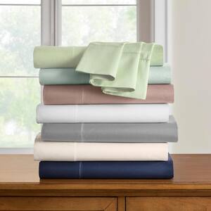 500 Thread Count Egyptian Cotton Sateen Dusty Mauve Deep Pocket 4-Piece Full Sheet Set