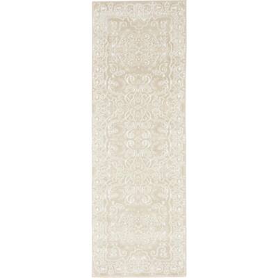 Unique Loom Rushmore Adams Snow White 5' 0 x 5' 0 Round Rug 3134780 ...