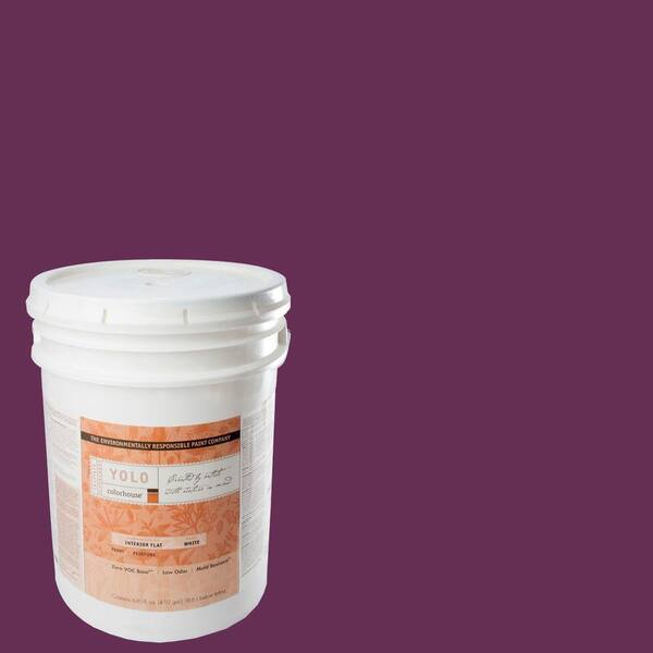 YOLO Colorhouse 5-gal. Petal .07 Flat Interior Paint-DISCONTINUED