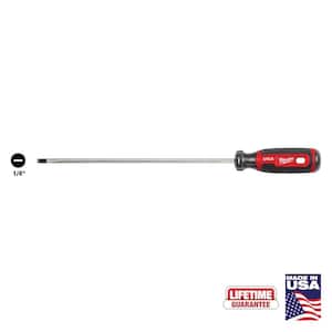 10 in. x 1/4 in. Cabinet Screwdriver with Cushion Grip