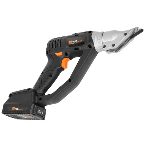 WEN 18-Gauge Variable Speed 20-Volt Cordless Metal Shears (1) Stainless Steel in Black | 20314