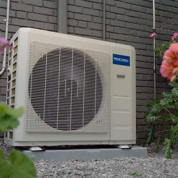 MRCOOL - DIY 24000 BTU 2-Ton Mini Split Heat Pump Condenser w/ 25 ft. Pre-Charged Line-Set and DIY Installation Kit 208V/230-Volt