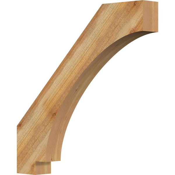 Ekena Millwork 4"W x 30"D x 30"H Imperial Rough Sawn Knee Brace, Western Red Cedar