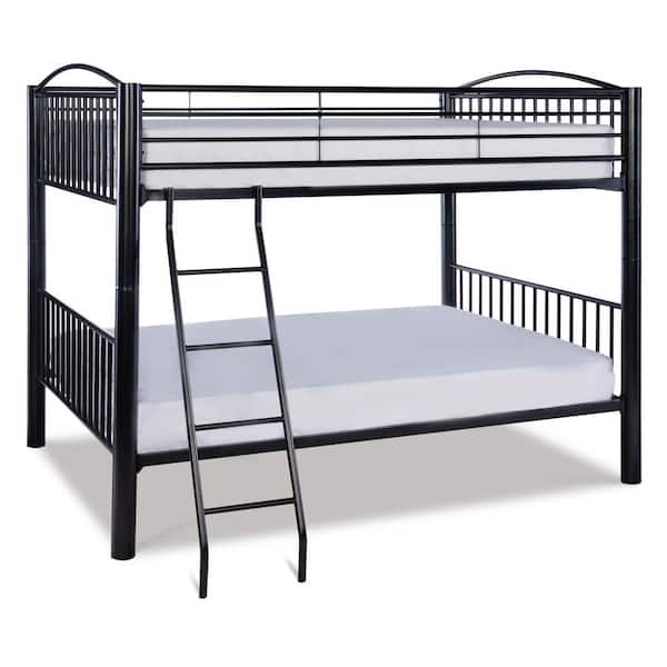 Janvier Full Over Bed, Powell Heavy Metal Bunk Bed Full Over Black
