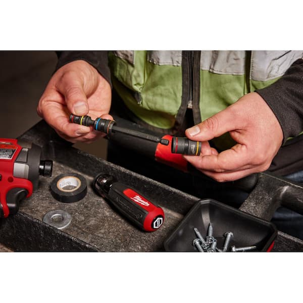 Milwaukee Multi Nut Driver with SHOCKWAVE Impact Duty Magnetic Nut Drivers 48 22 2921