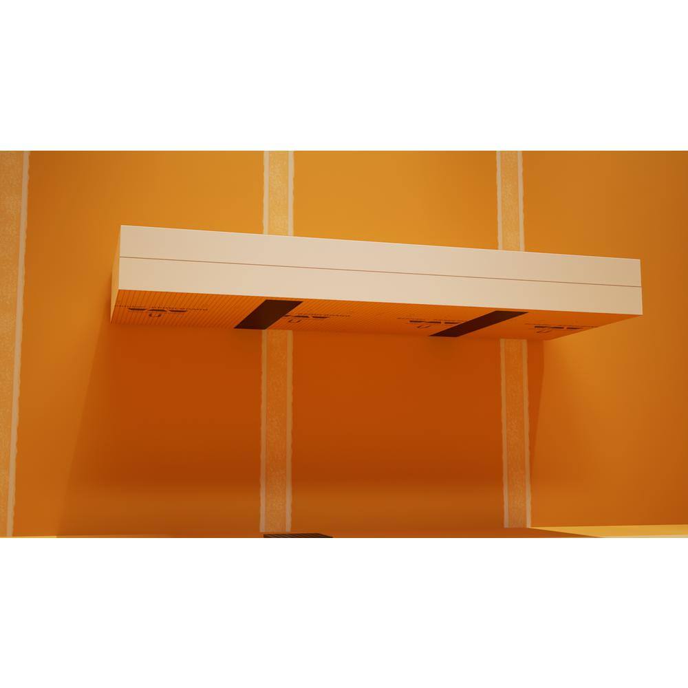 14 x 24 Orange XPS Floating Shower Bench Kit